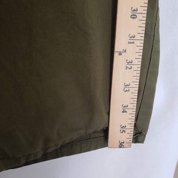 Woman Army Green button zip Pockets Cargo Pants - Picture 6 of 12